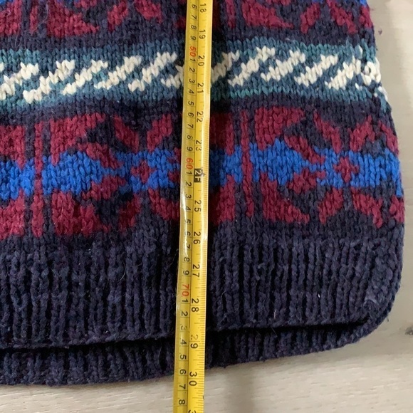 Rey Wear 100% Wool Heavy Sweater ski‎ vintage - Picture 4 of 9